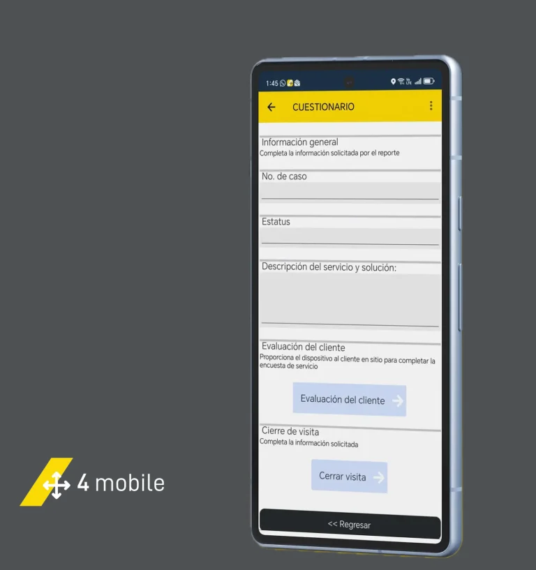 4 Mobile: control de operaciones en campo